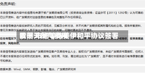 欧洲天然气费用
震荡 市场等待美伊和平协议签署